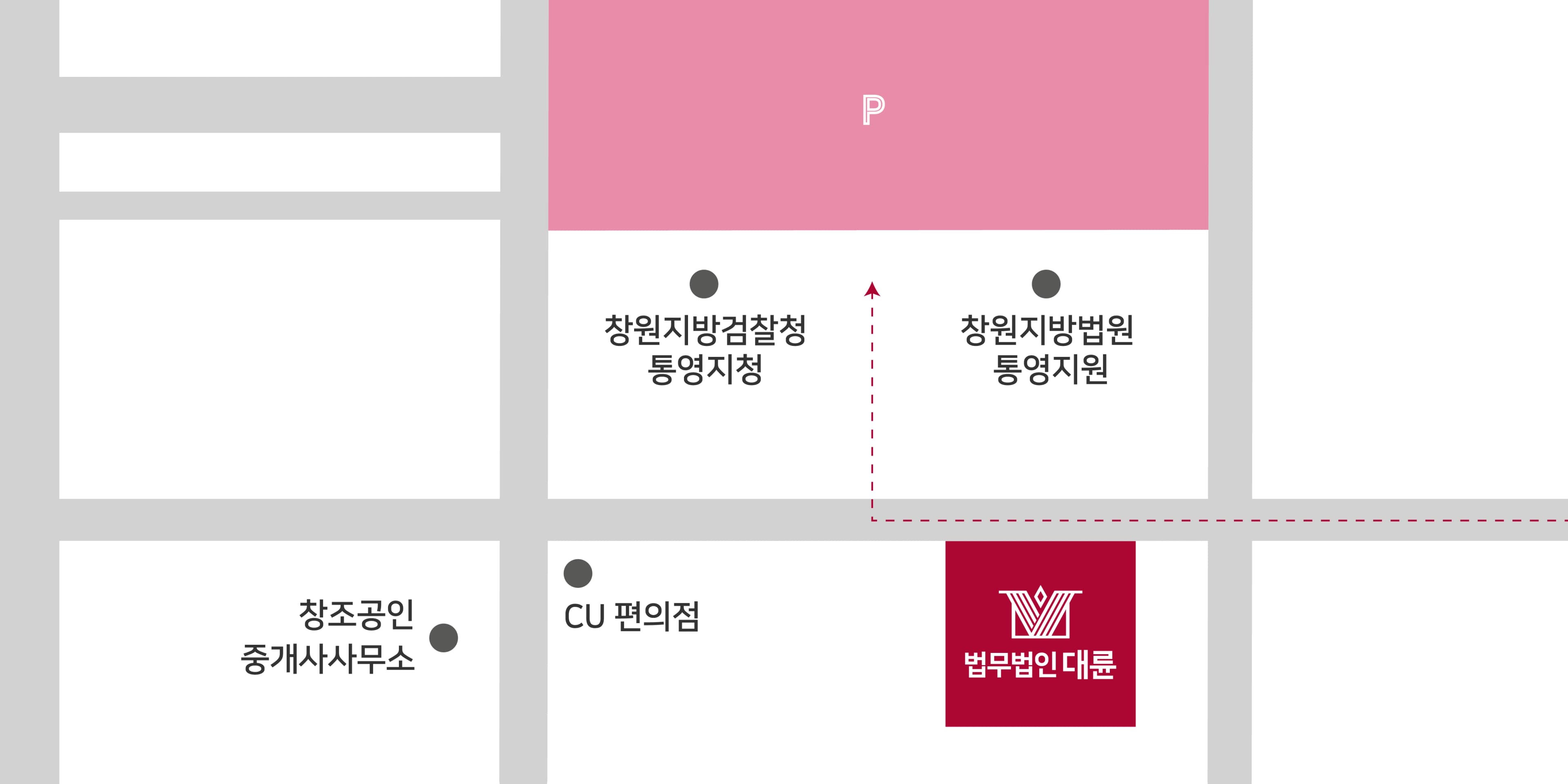 통영 분사무소(통영법무법인) 주차 안내 : 창원지방법원 통영지원 주차장 이용